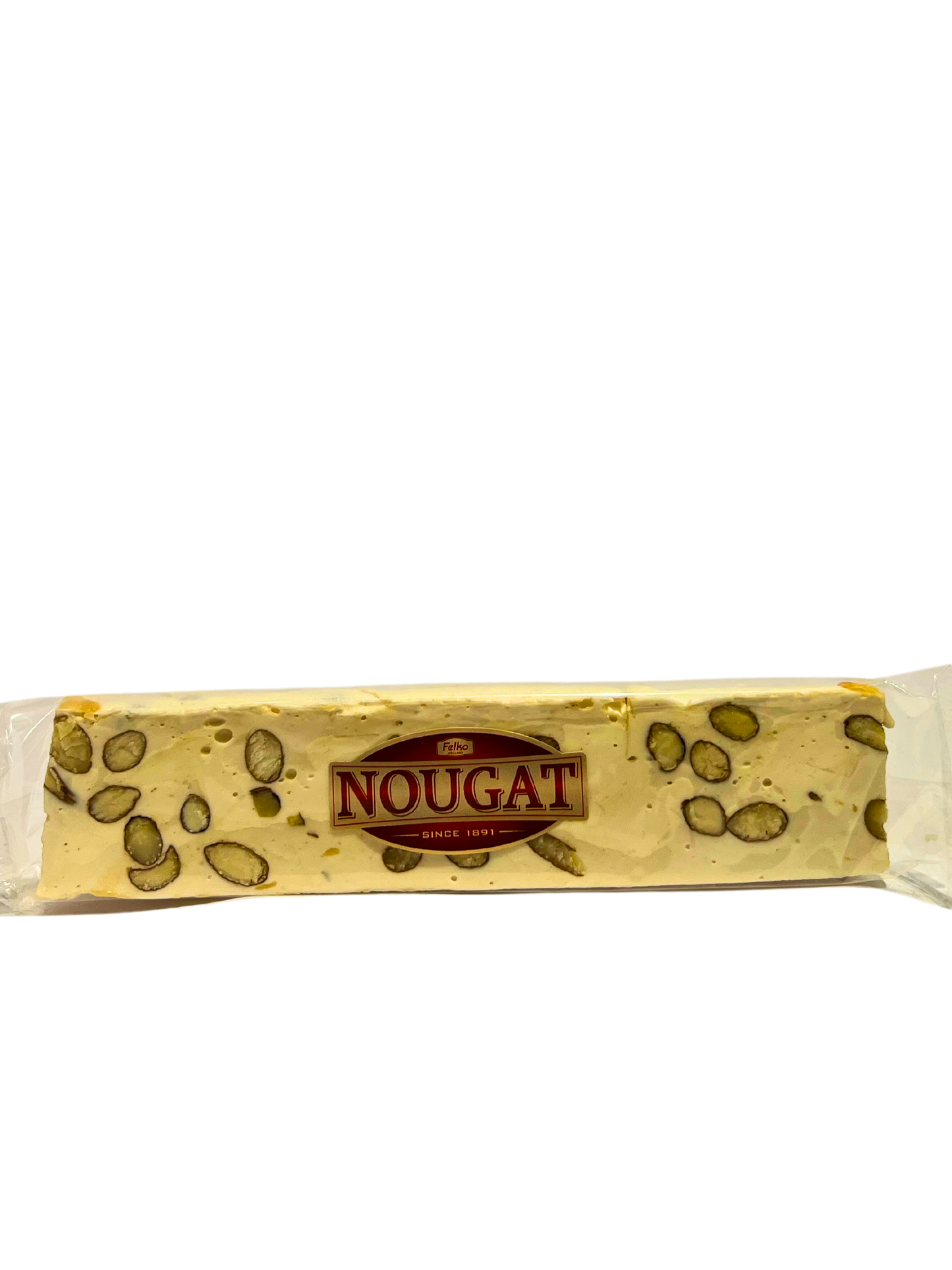 Nougat reep vanille met amandelen van Felko