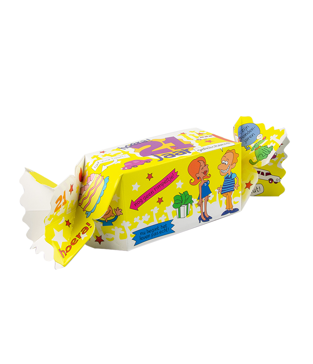 Toffee doosje 21 jaar