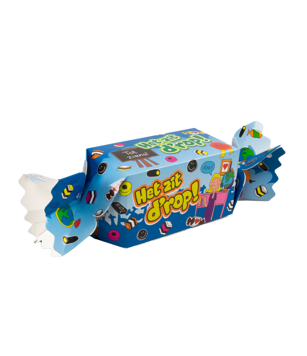 Toffee doosje Het zit d'rop