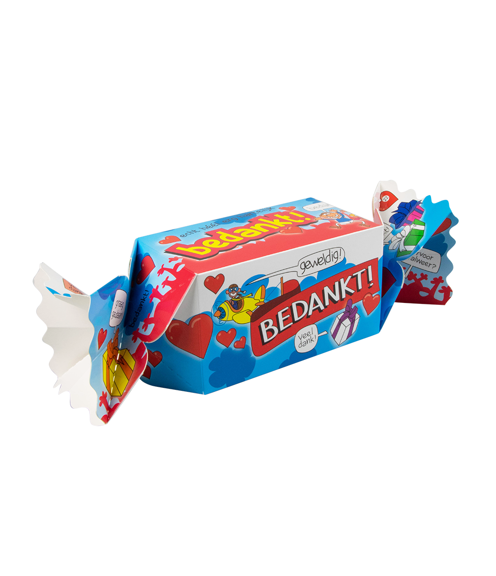 Toffee doosje Bedankt
