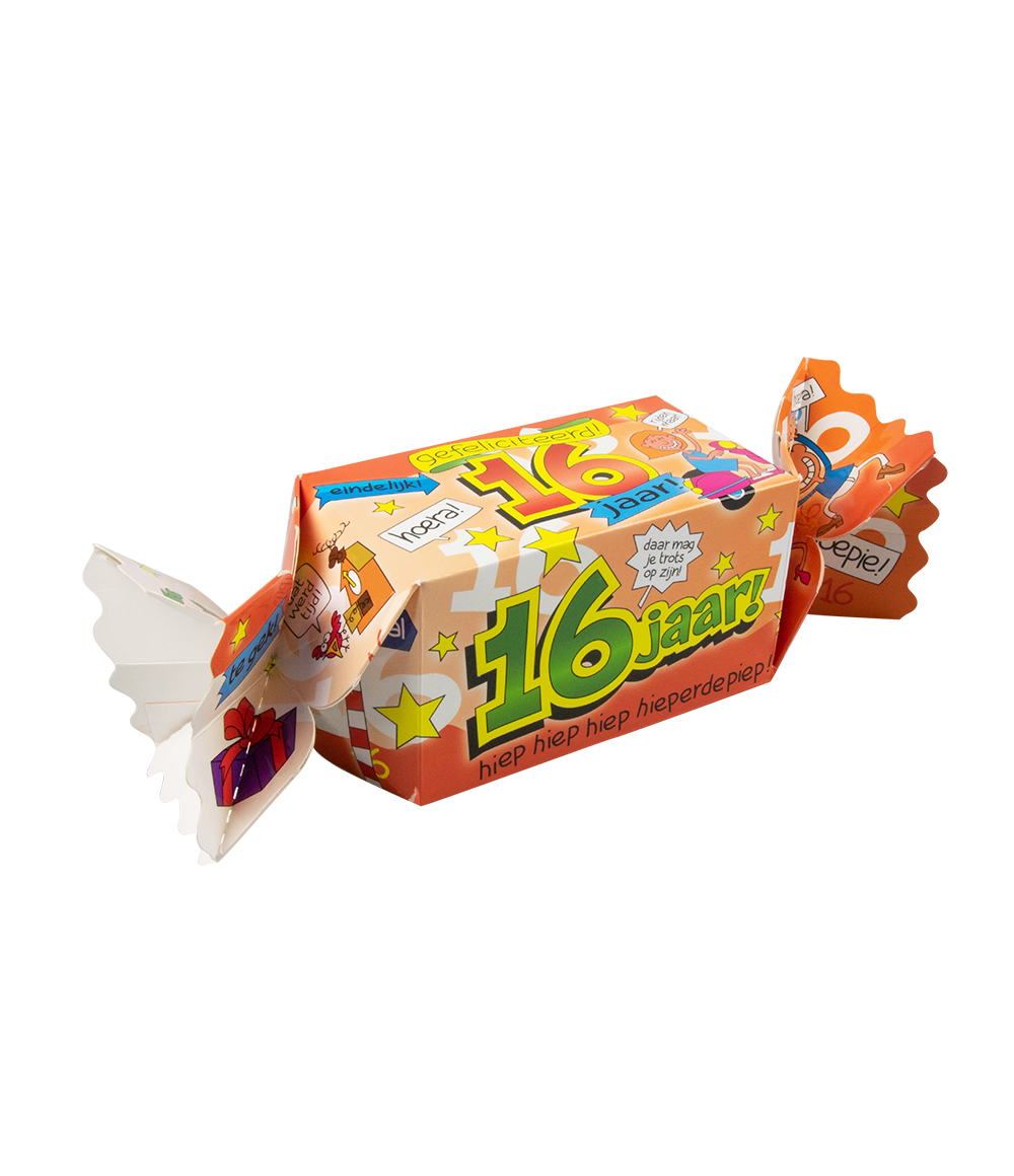 Toffee doosje 16 jaar