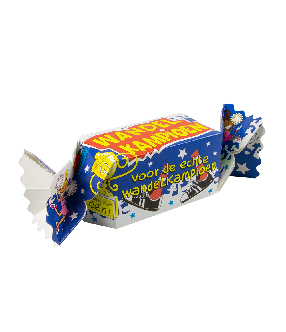 Toffee doosje Wandelkampioen