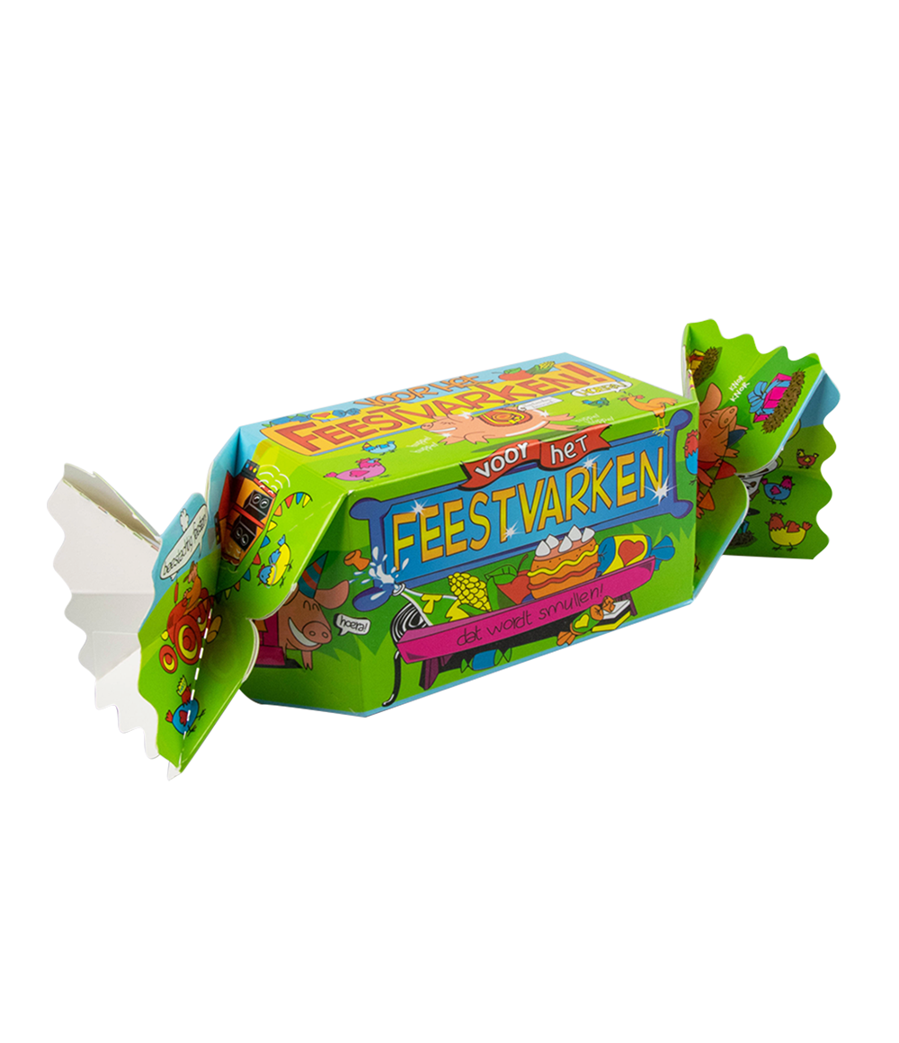 Toffee doosje Feestvarken