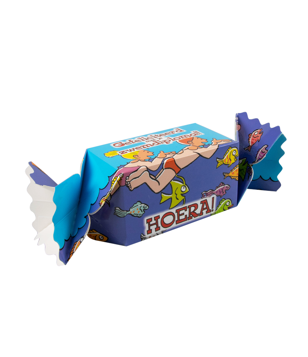 Toffee doosje Zwemdiploma