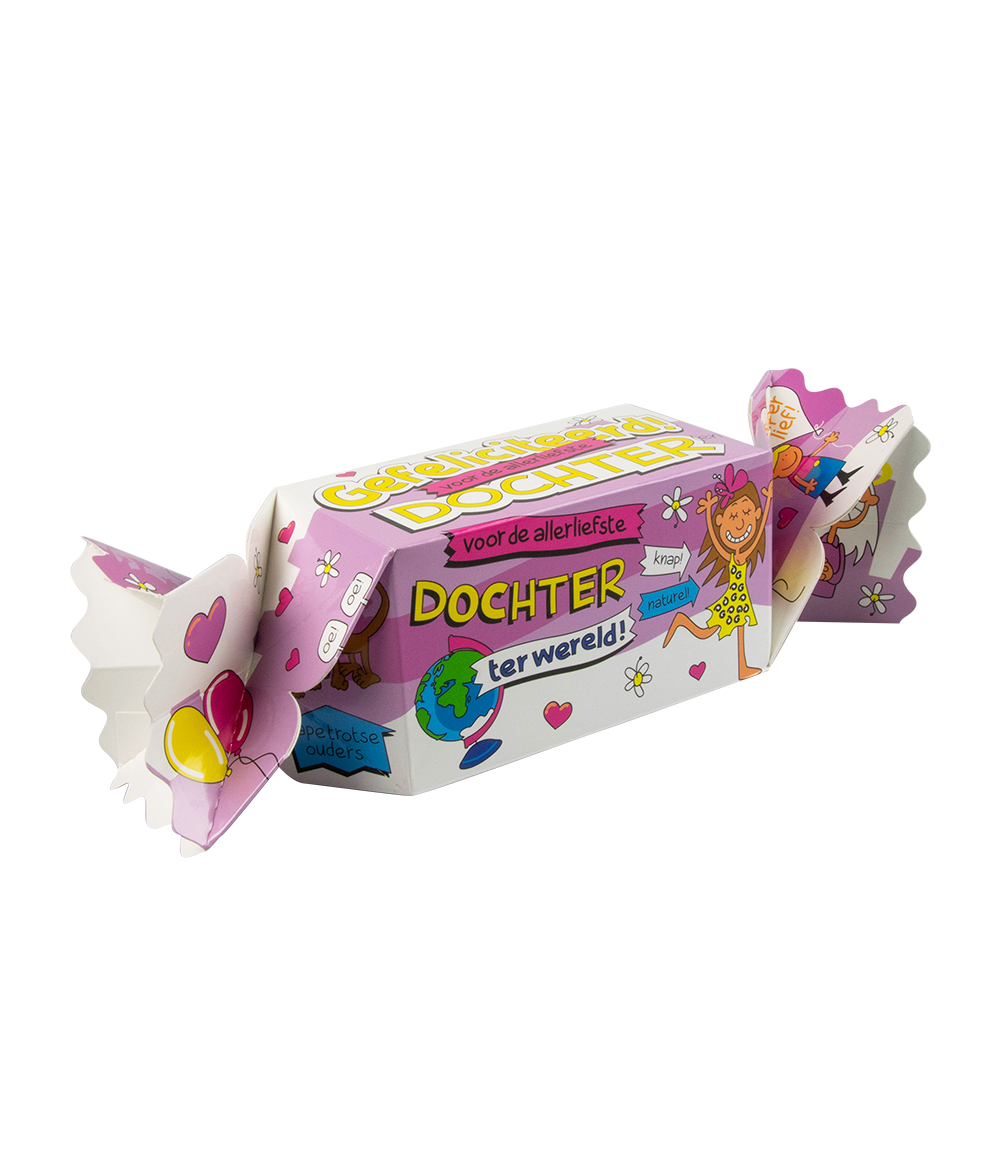 Toffee doosje Gefeliciteerd Dochter