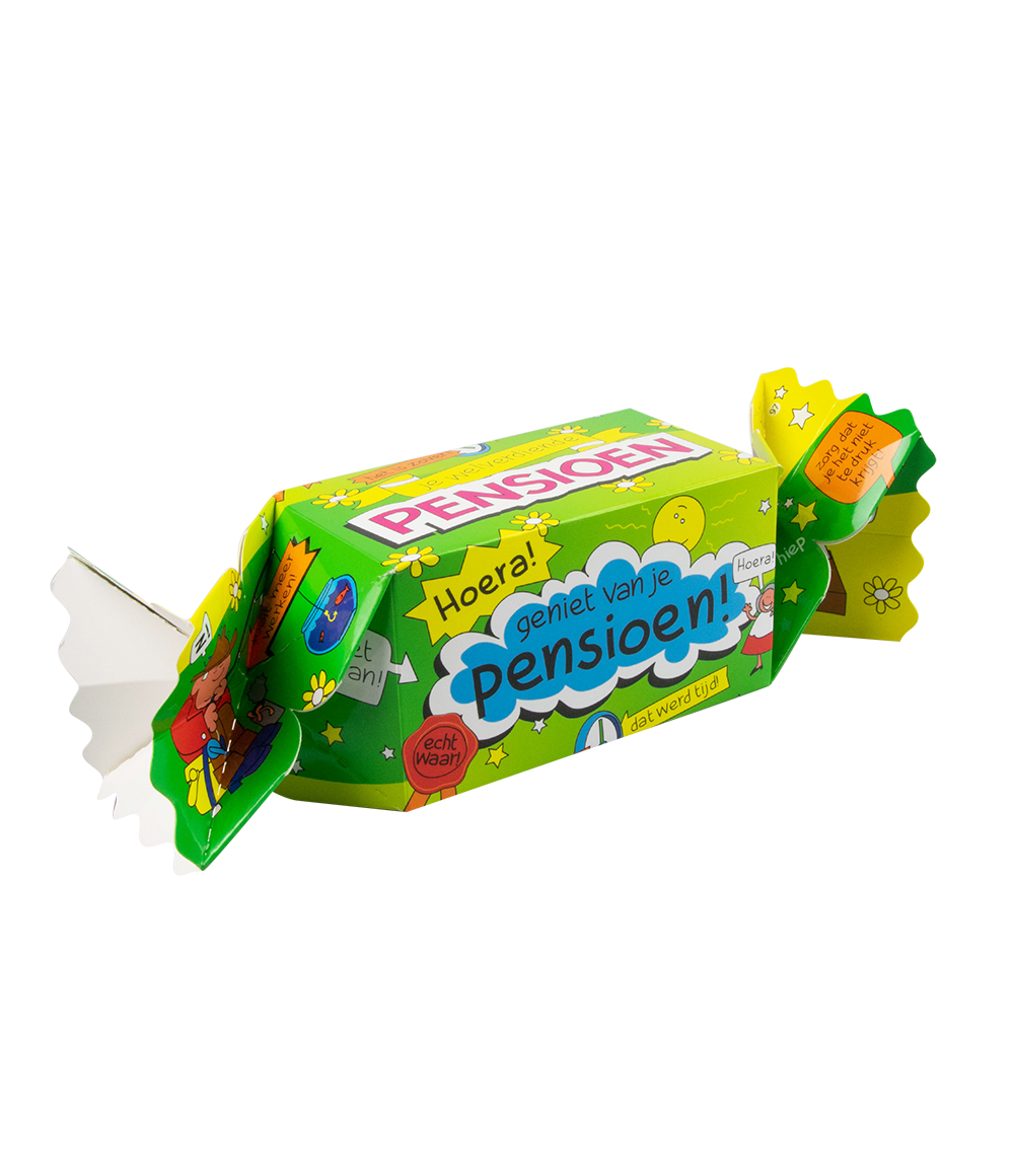 Toffee doosje Pensioen