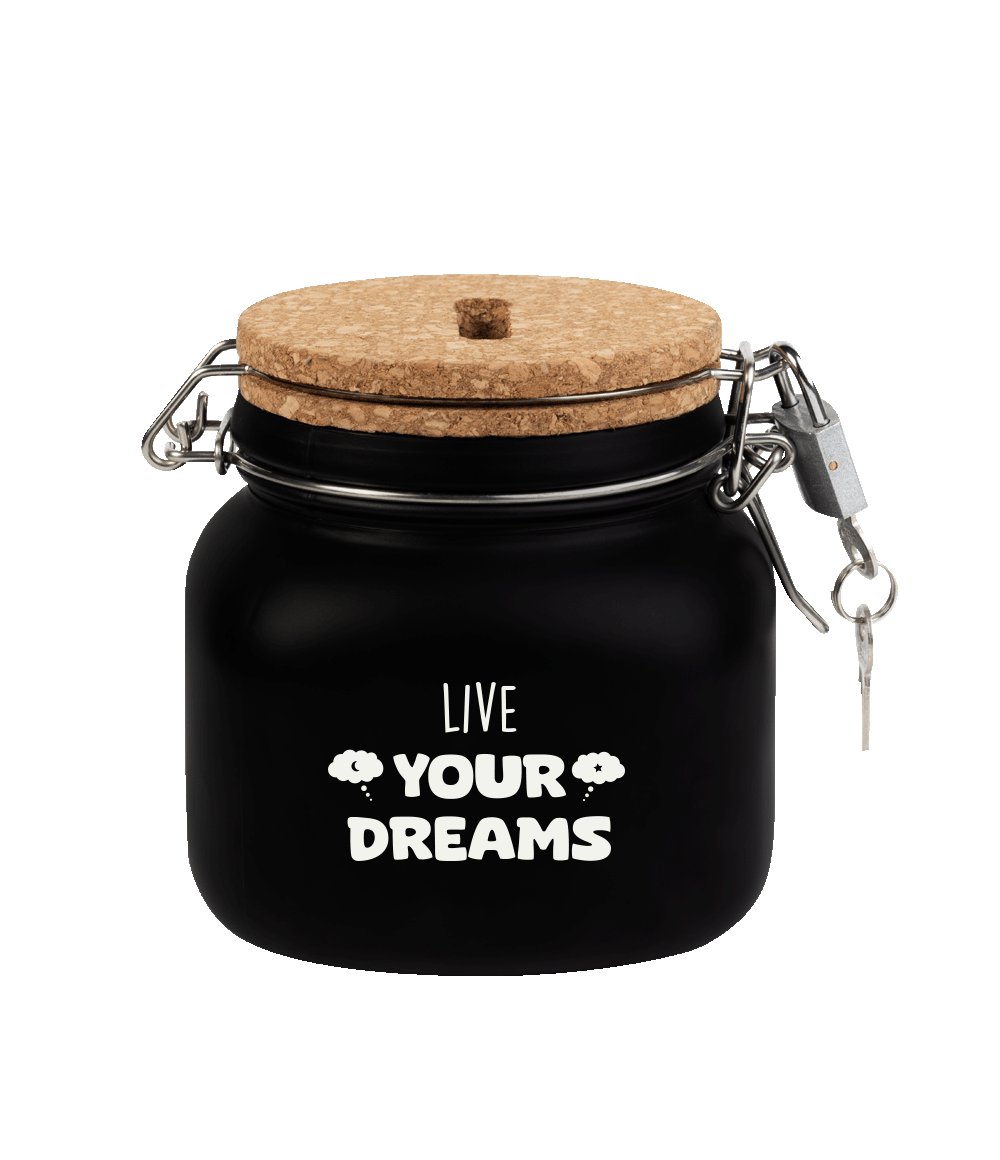Spaarpot Live your dreams