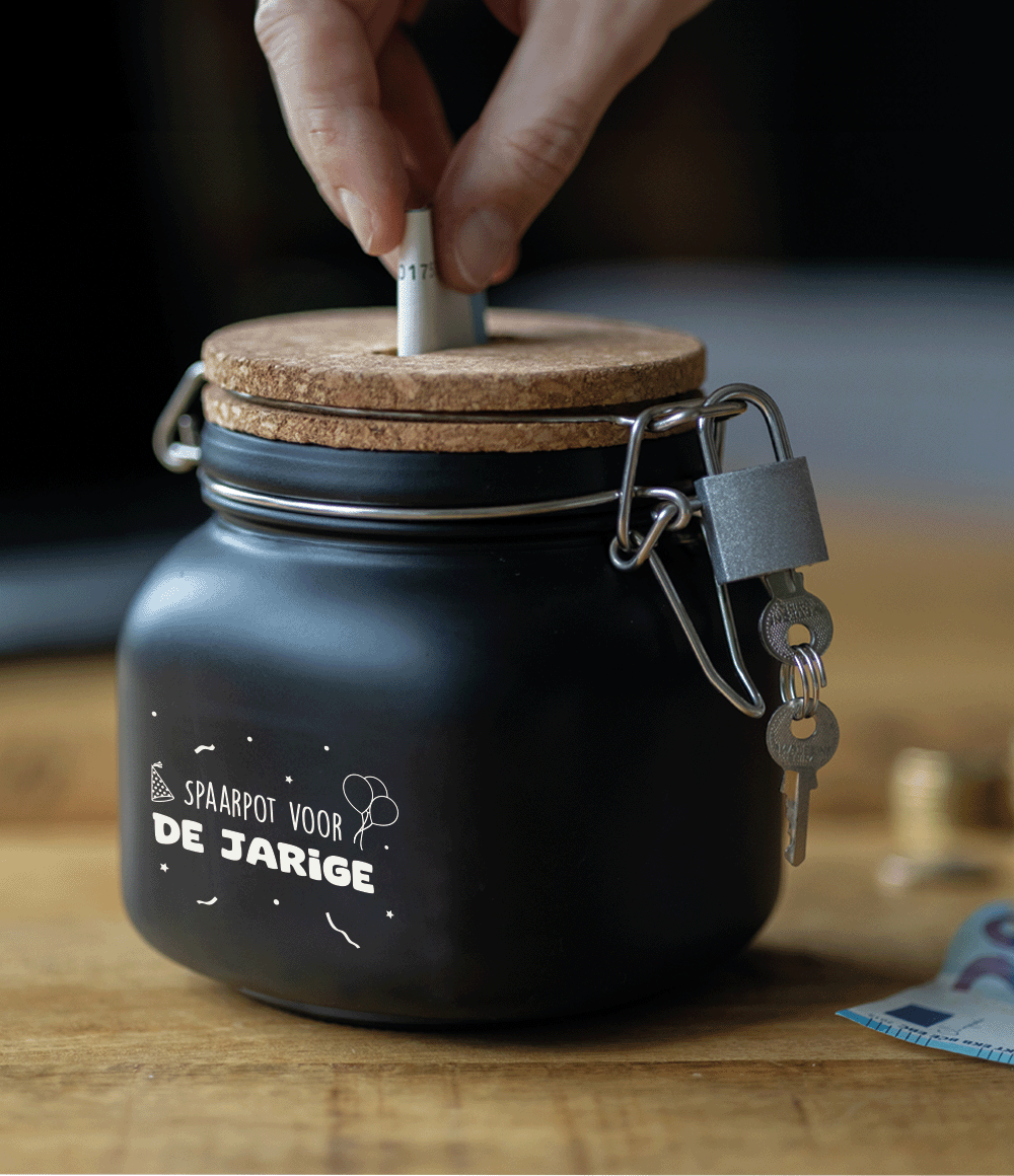 Spaarpot Voor de jarige