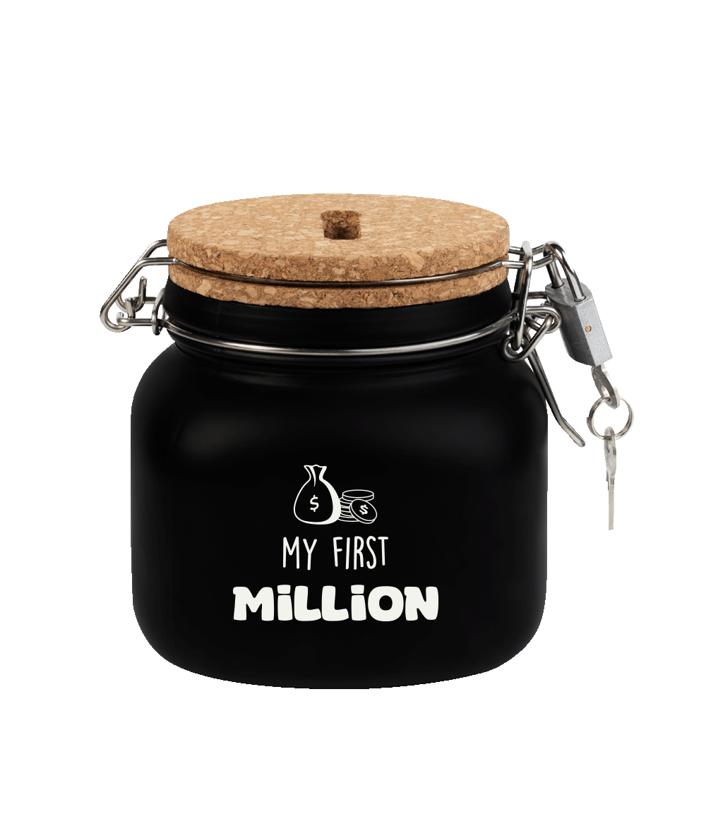 Spaarpot My first million