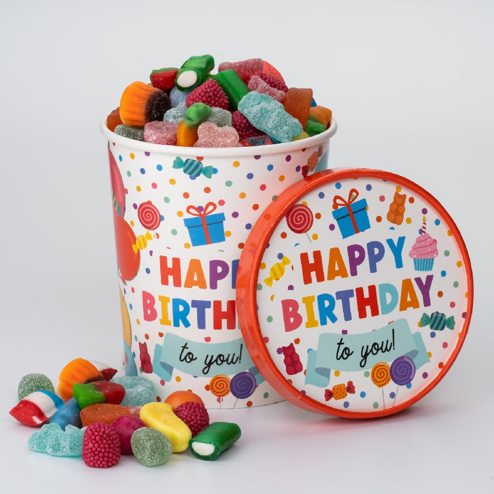 Candy Bucket Happy birthday