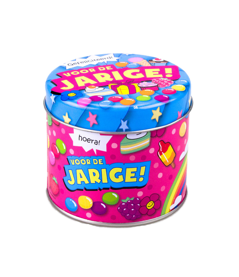 Snoepblikje Jarige