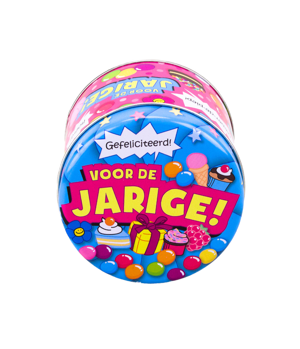 Snoepblikje Jarige