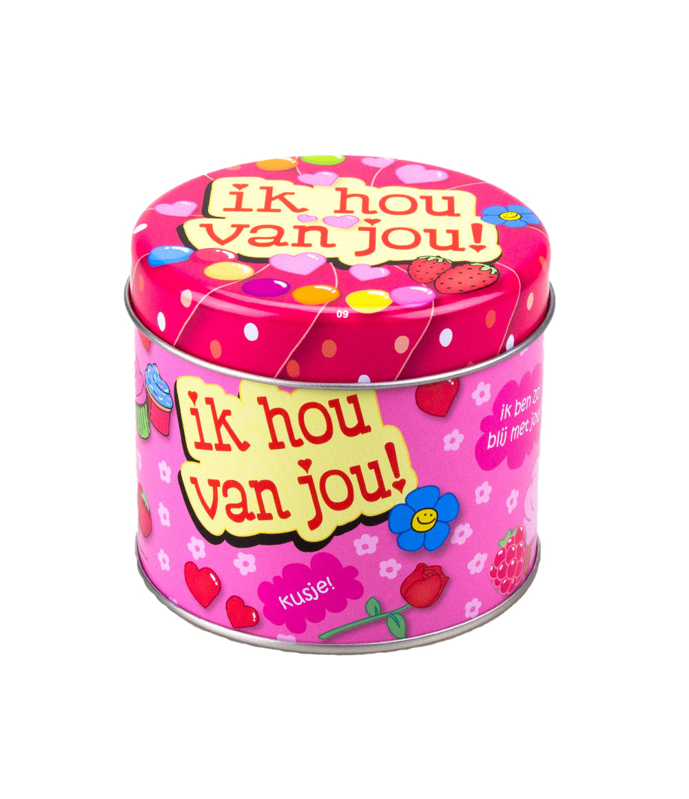 Snoepblikje Ik hou van je