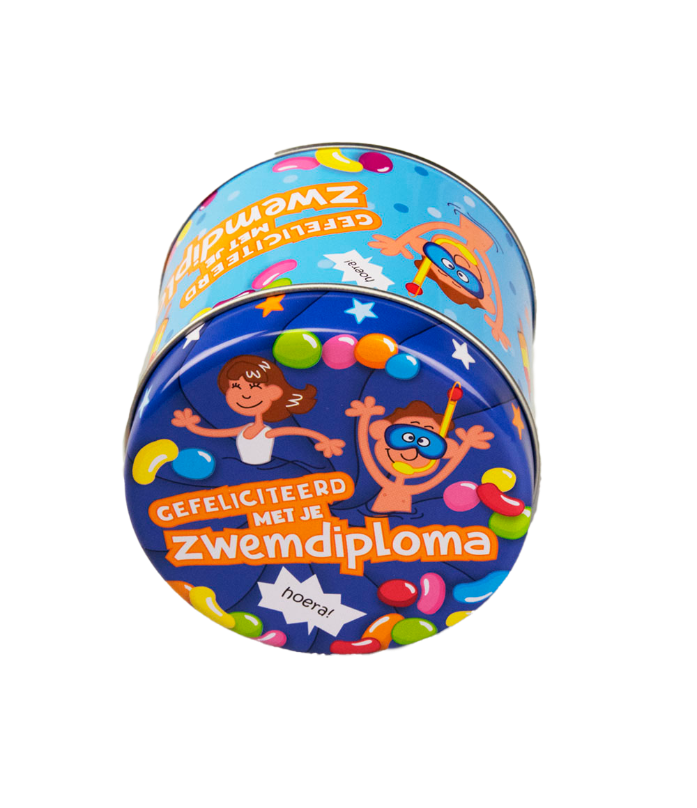 Snoepblikje Zwemdiploma