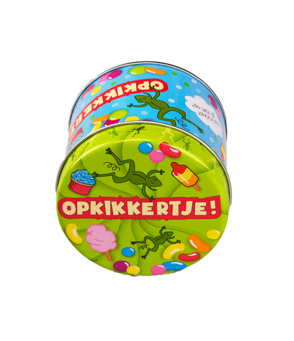 Snoepblikje Opkikkertje