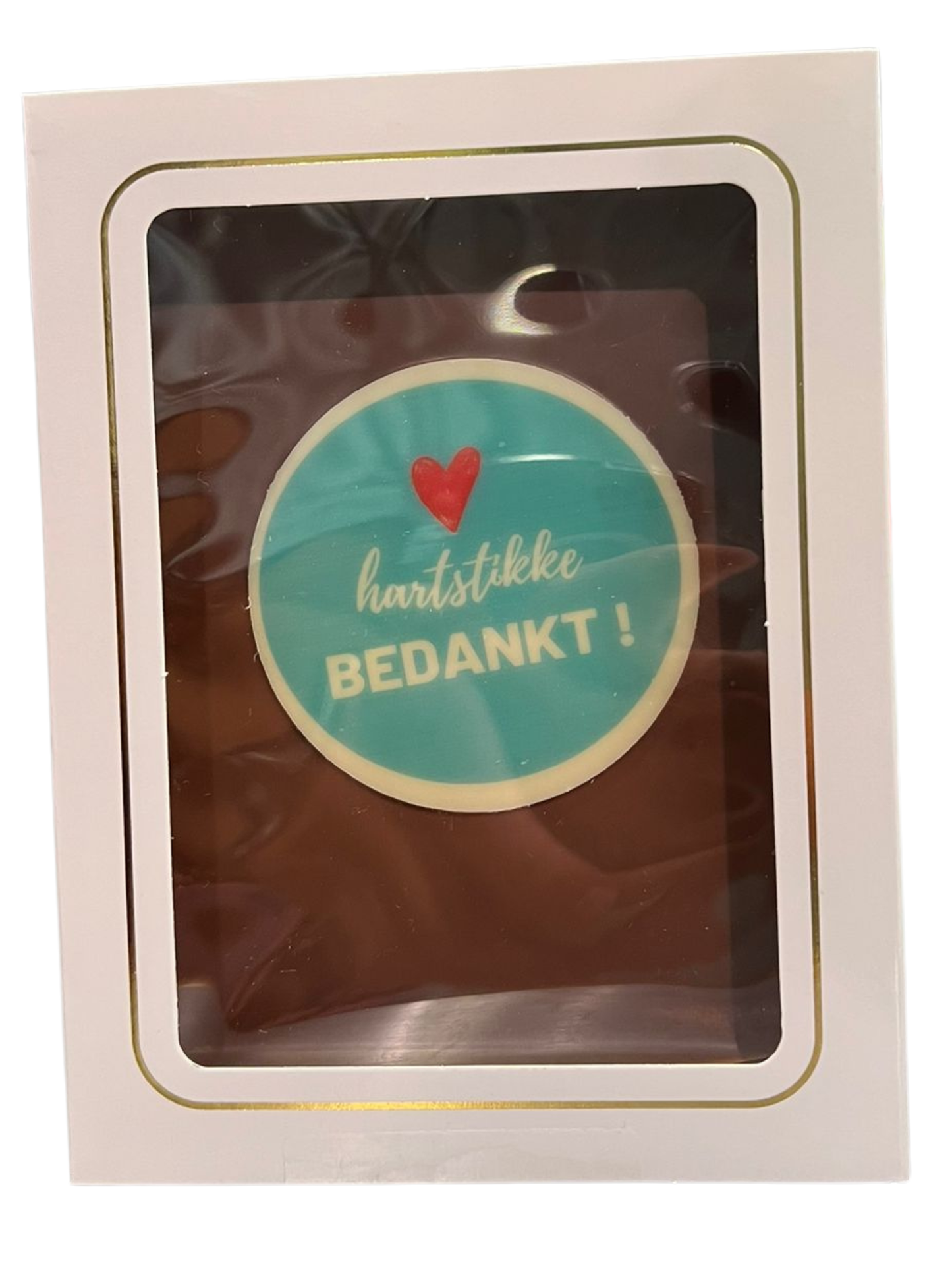 Chocoladetablet Bedankt - Belgische melkchocolade 150g