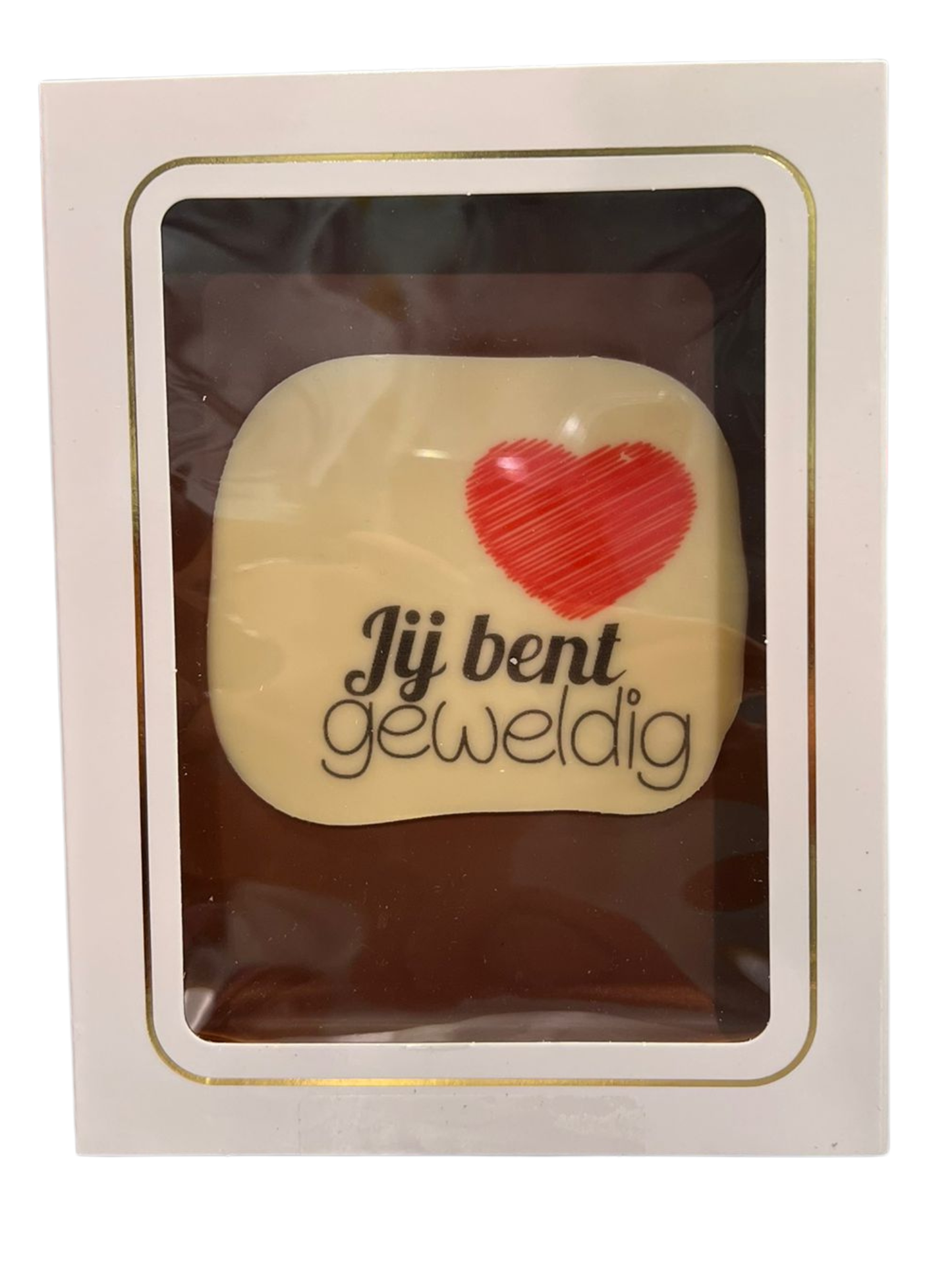 Chocoladetablet Jij Bent Geweldig - Belgische melkchocolade 150g