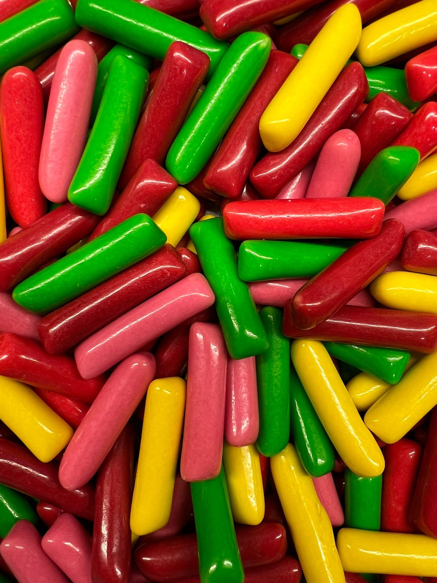 Hitschies, gekleurde staven, zoet