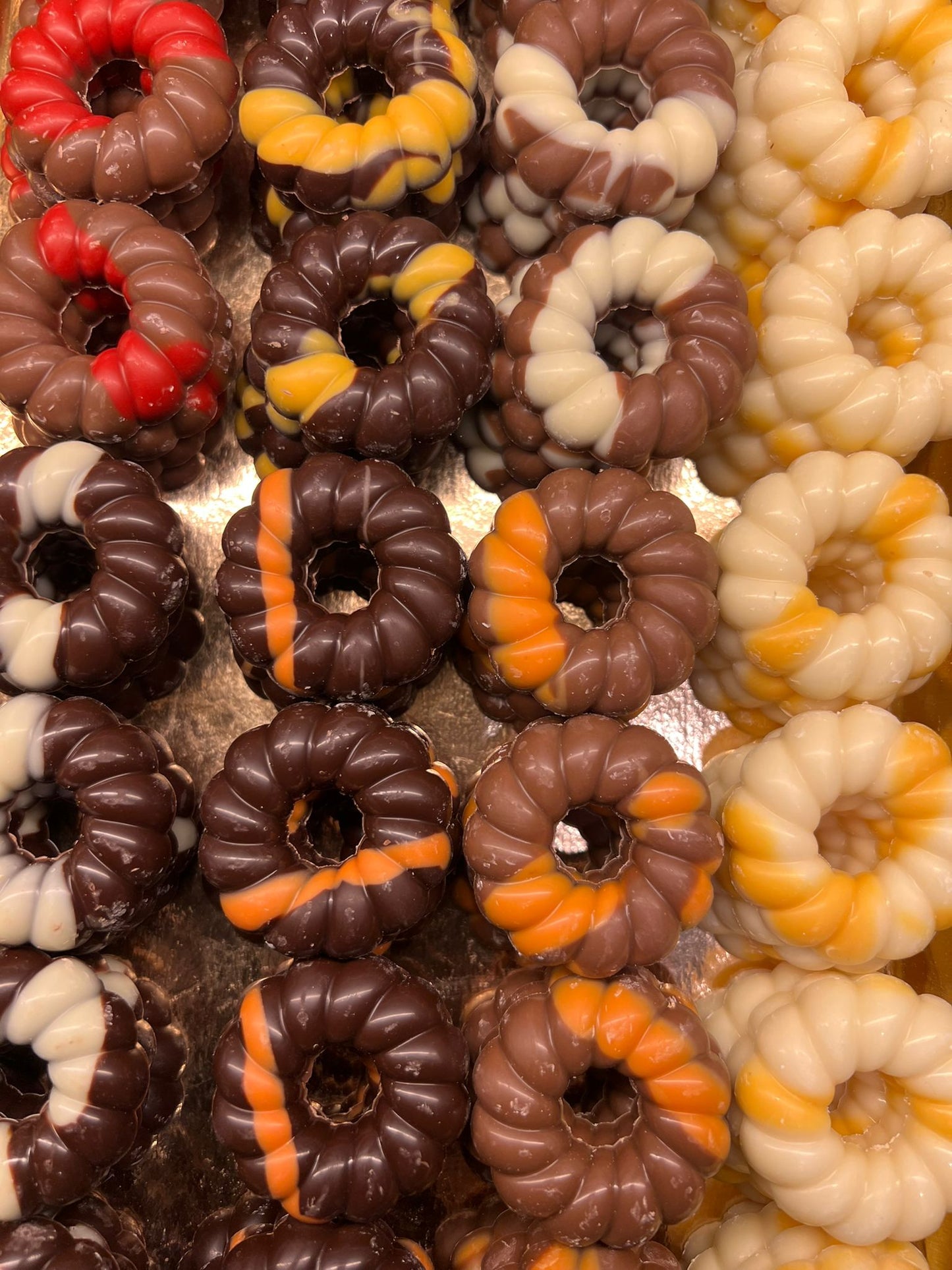 Luxe chocolade kerstkransjes van premium Belgische chocolade, ambachtelijk gemaakt