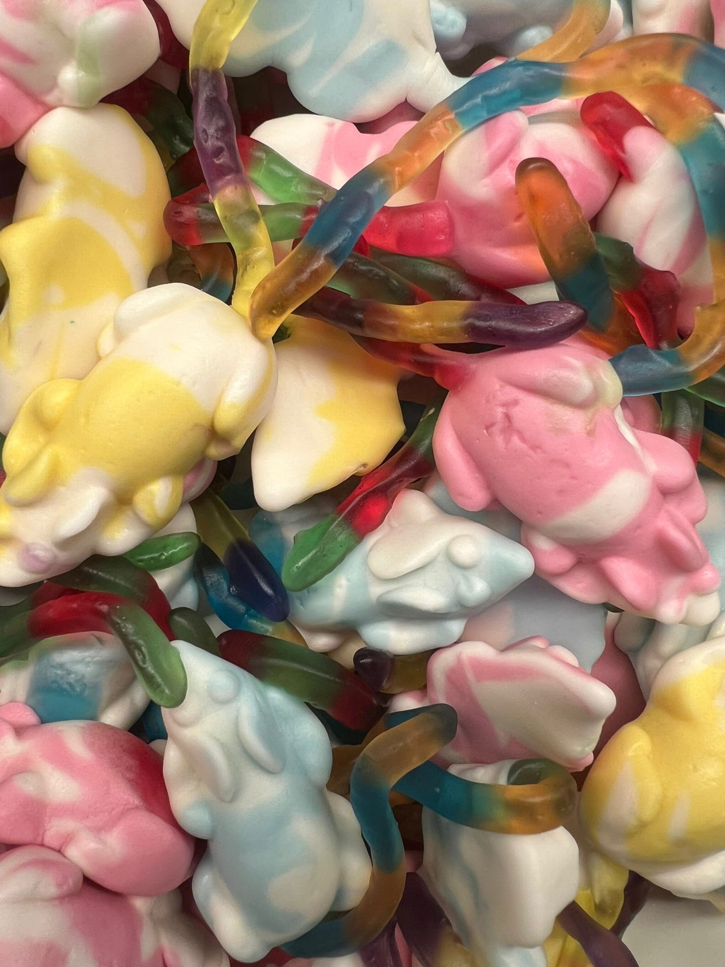 Trolli Muizen Groot - Zachte schuimsnoepjes in muizenvorm met fruitige smaak, 200 gram