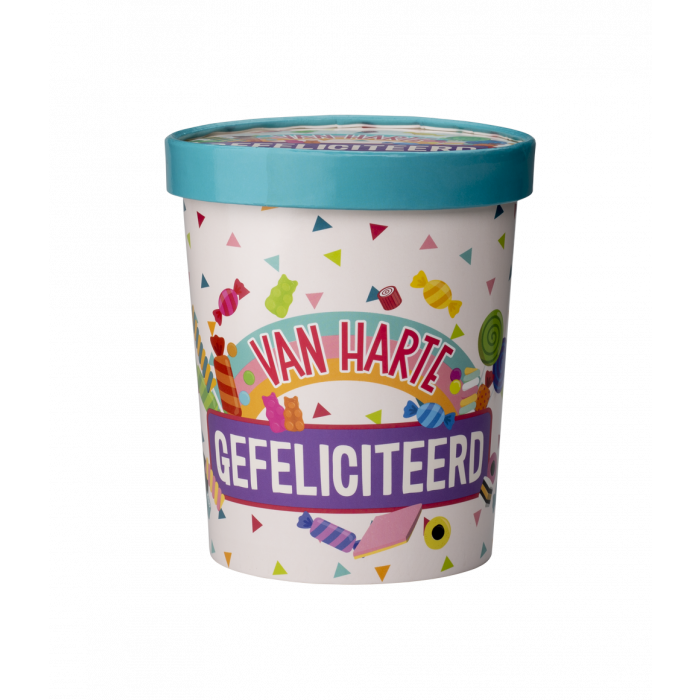 Candy Bucket Gefeliciteerd