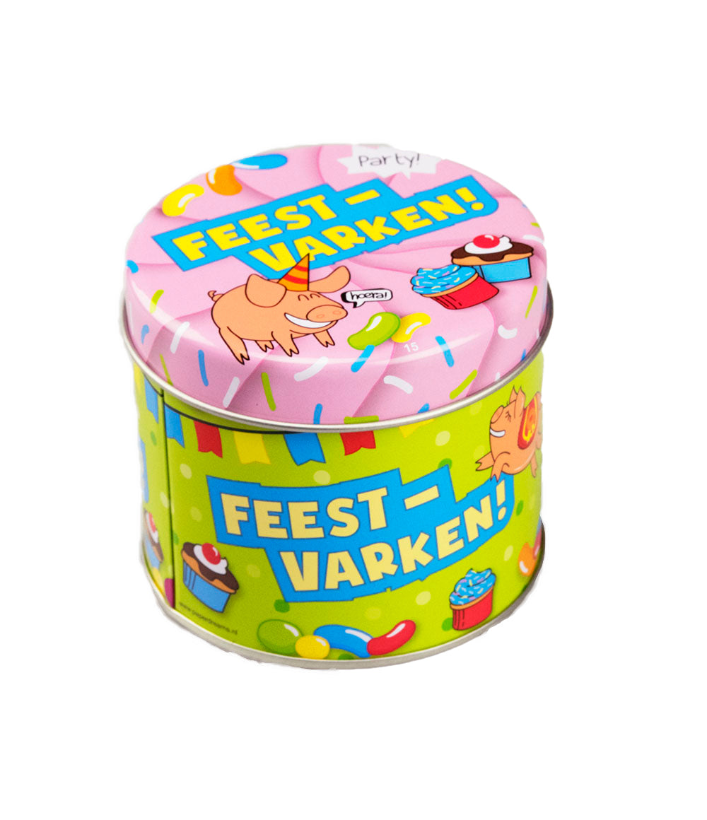 Snoepblikjes collectie - Charmante blikjes gevuld met heerlijke snoepjes, herbruikbaar voor opslag of decoratie