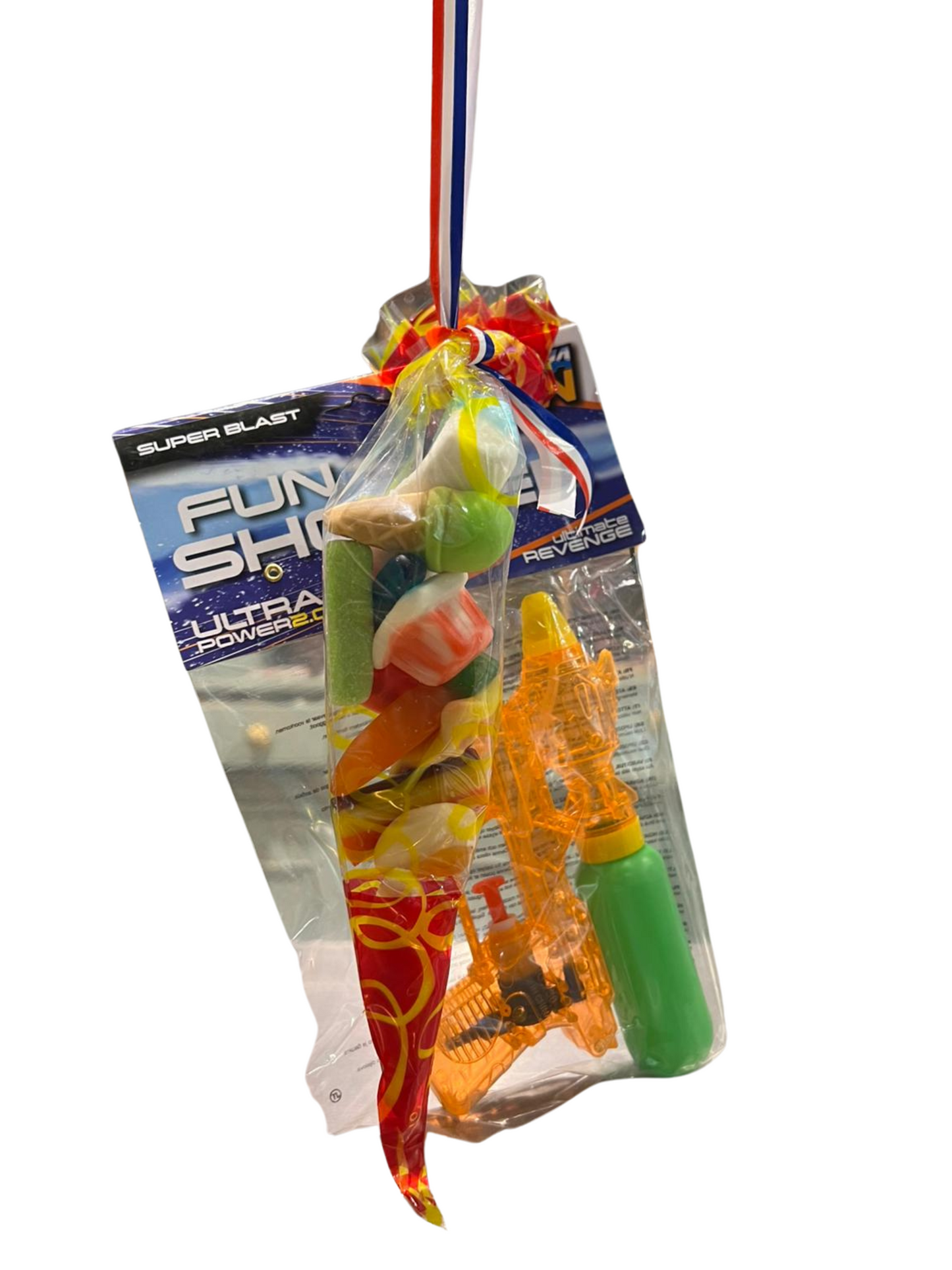 Snoepzak met waterpistool
