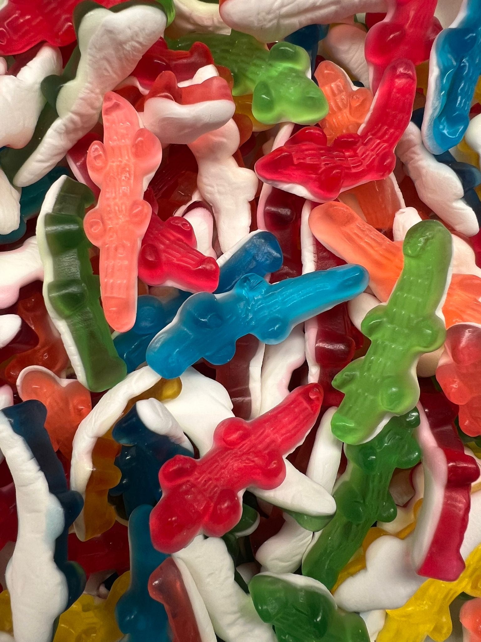 Haribo Croco - Fruitgom met schuim in krokodilvorm, 5 kleuren en smaken, zachte chewy