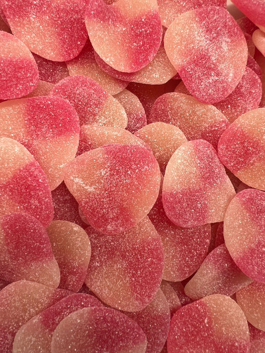 Haribo White Peach Aloha - Zachte winegums met witte perzik smaak, tropische gummies, 125 gram
