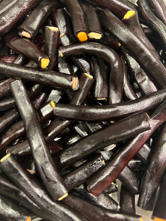 Konfekt-staven Haribo - Gevulde drop staven met kleurige zoete vullingen
