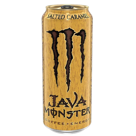 Monster Energy Java Salted Caramel koffiedrank met gezouten karamelsmaak