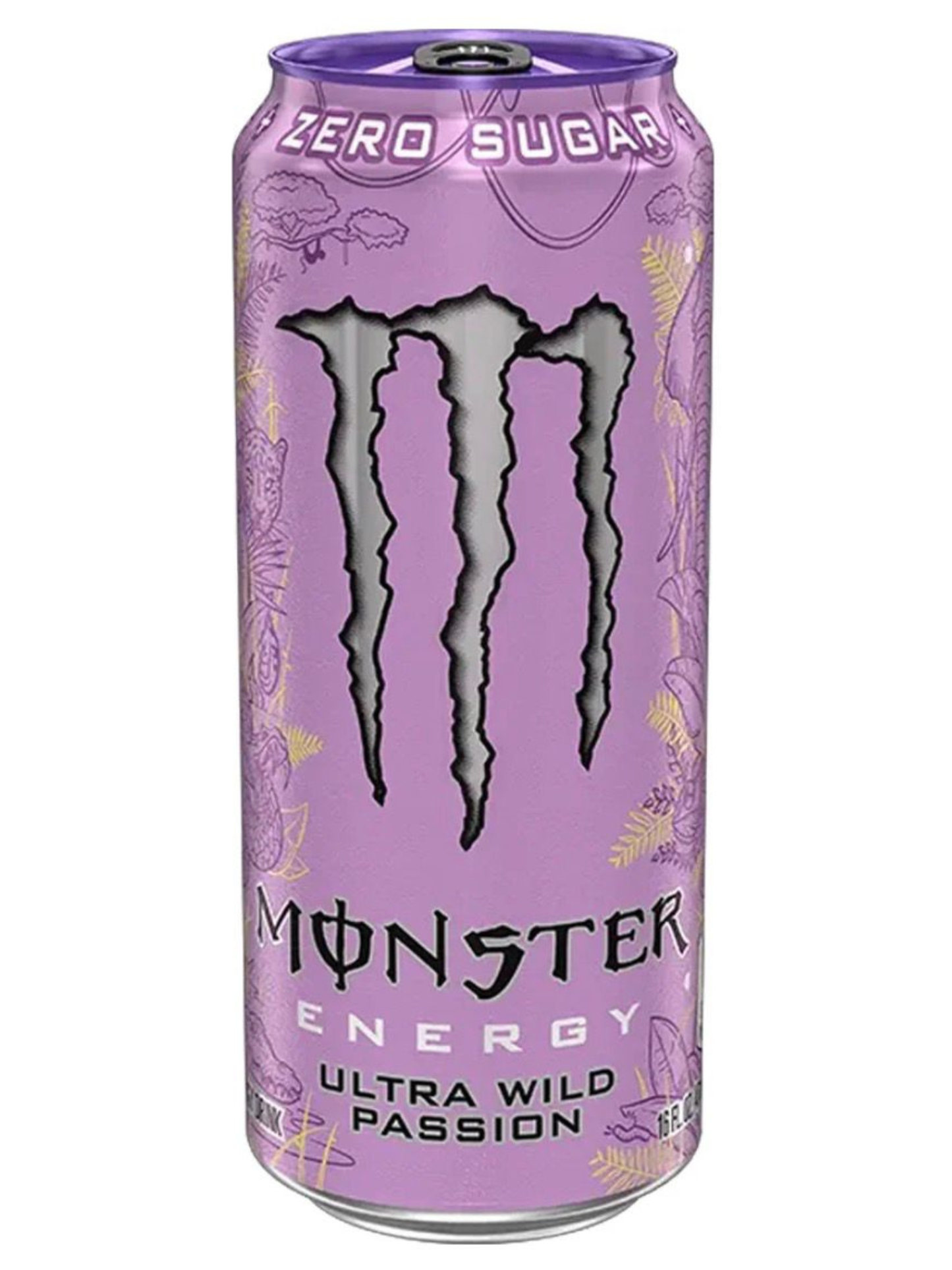 Monster Energy Ultra Wild Passion - Suikervrije energiedrank met passievrucht smaak 