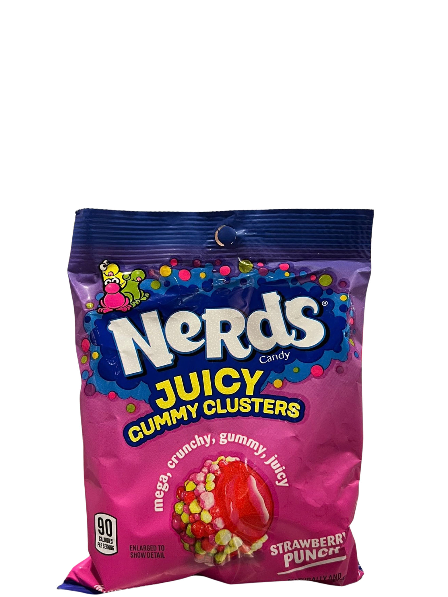 Nerds Peg Bag Juicy Clusters Amerikaans snoep met sappig centrum
