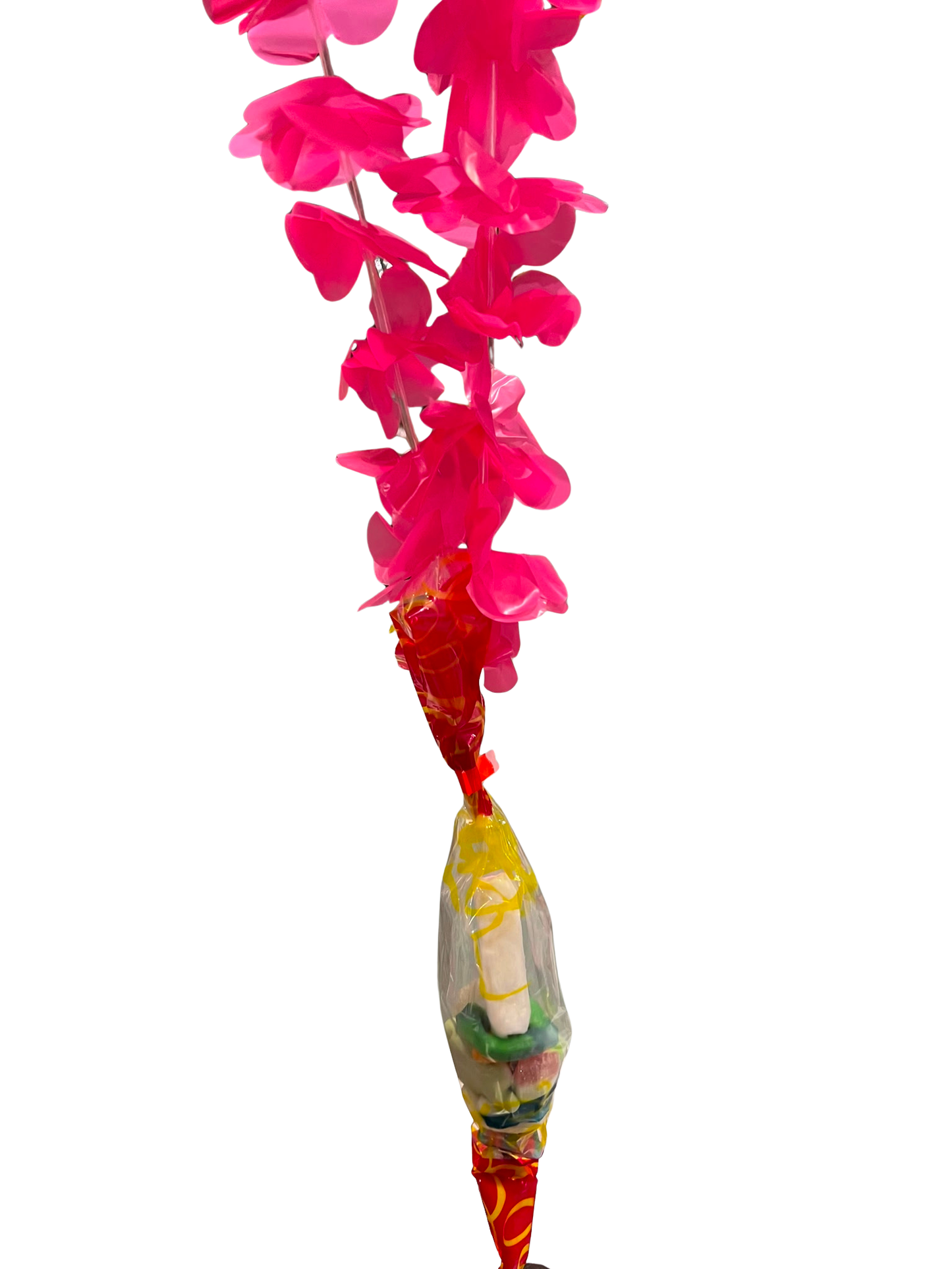 Snoepzak met hawaii slinger