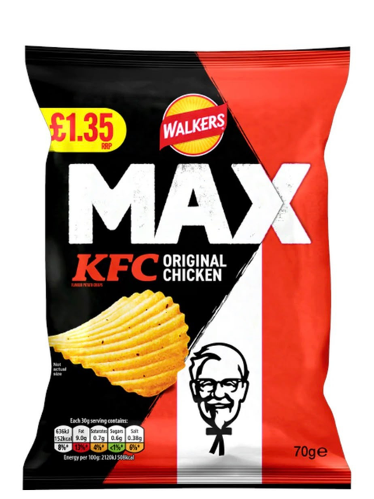Walkers MAX KFC Original Recipe Chicken