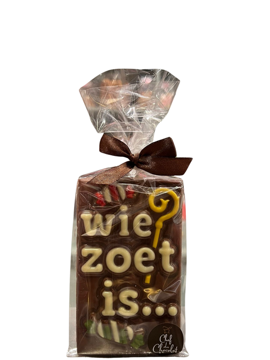Chocoladetablet Wie Zoet Is